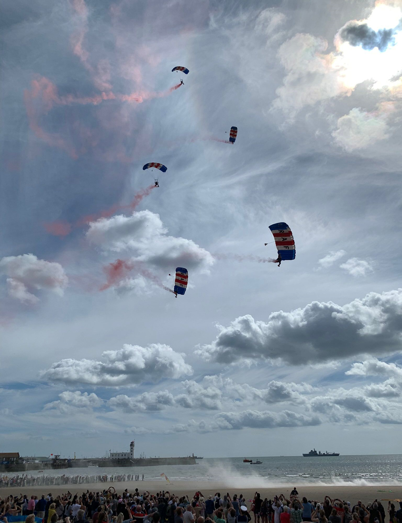 RAF Falcons - National Armed Forces Day Celebrations in Scarborough